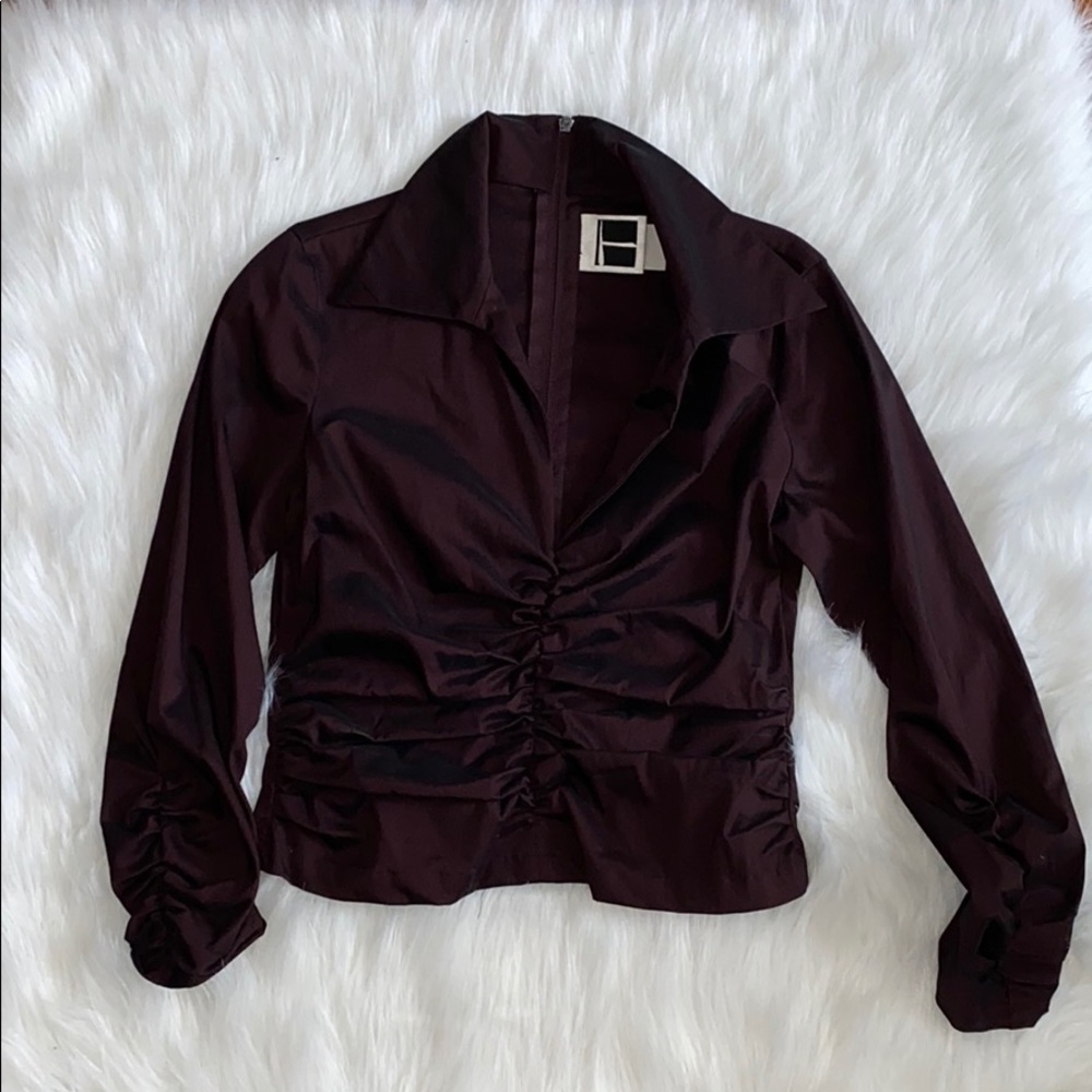 Burgundy Roused Top